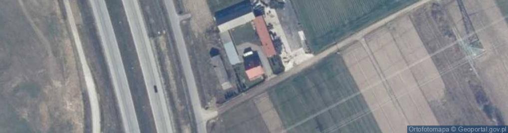 Zdjęcie satelitarne Ostrożeń Drugi ul.