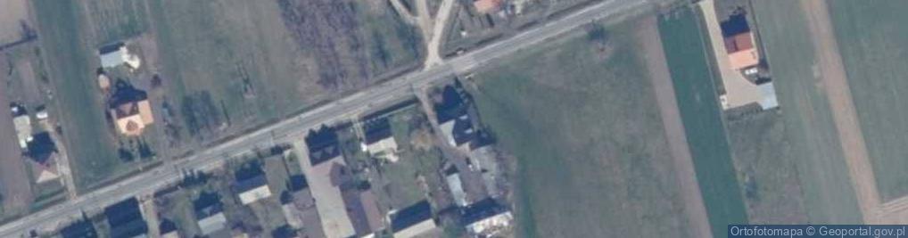 Zdjęcie satelitarne Ostrożeń Pierwszy ul.