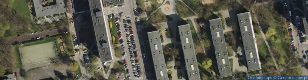 Zdjęcie satelitarne Osiedle Piastowskie os.