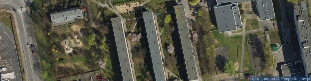 Zdjęcie satelitarne Osiedle Bohaterów II Wojny Światowej os.