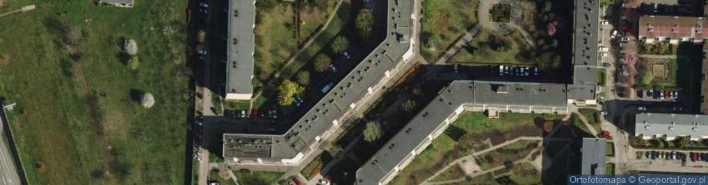 Zdjęcie satelitarne Osiedle Powstańców Warszawy os.