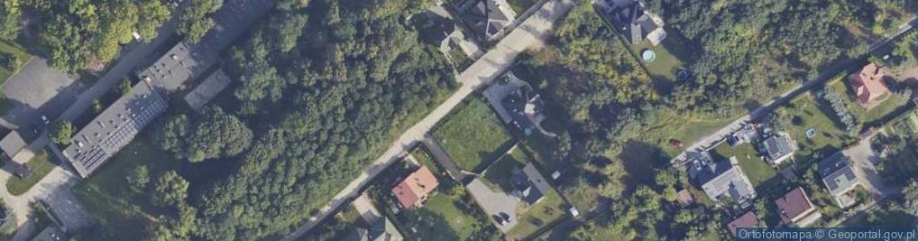 Zdjęcie satelitarne Ostrego, por. ul.