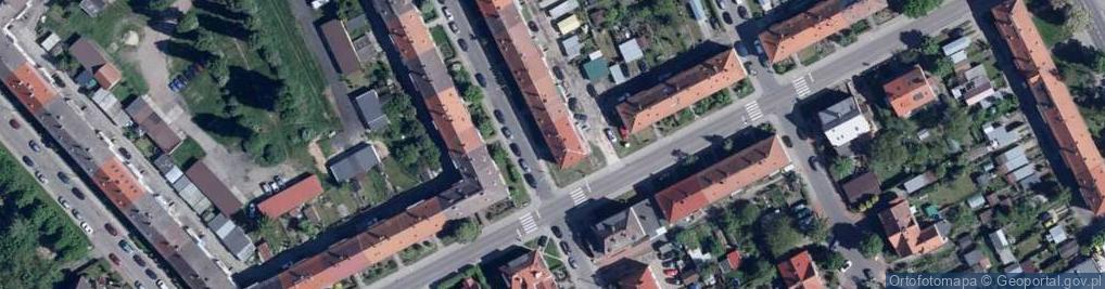 Zdjęcie satelitarne Oświaty ul.