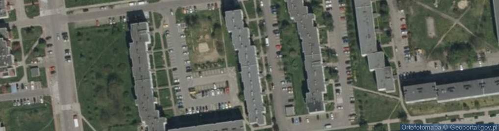 Zdjęcie satelitarne Osiedle Piastów Śląskich os.