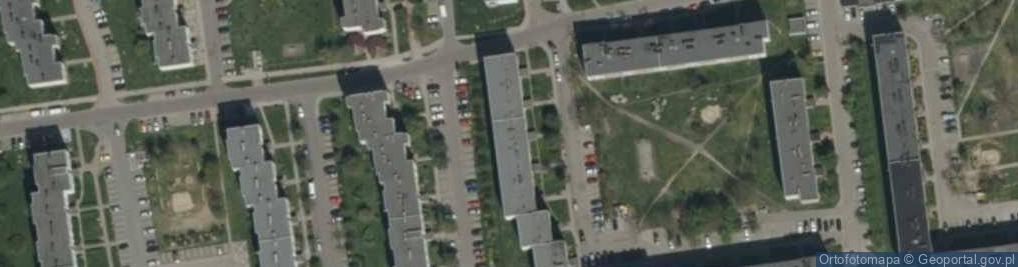 Zdjęcie satelitarne Osiedle Piastów Śląskich os.