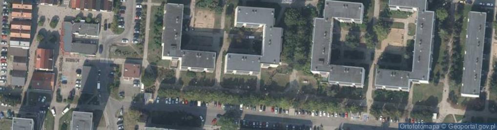 Zdjęcie satelitarne Osiedle Dąbrowszczaków os.