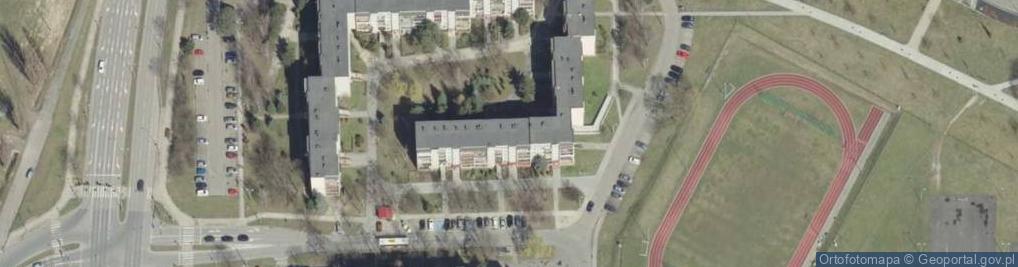 Zdjęcie satelitarne Osiedle Legionów Henryka Dąbrowskiego os.