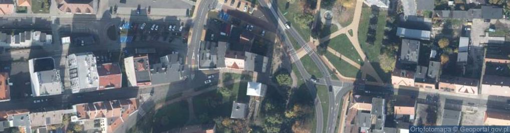 Zdjęcie satelitarne Osadników Wojskowych ul.