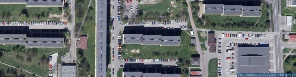 Zdjęcie satelitarne Osiedle Powstańców Śląskich os.