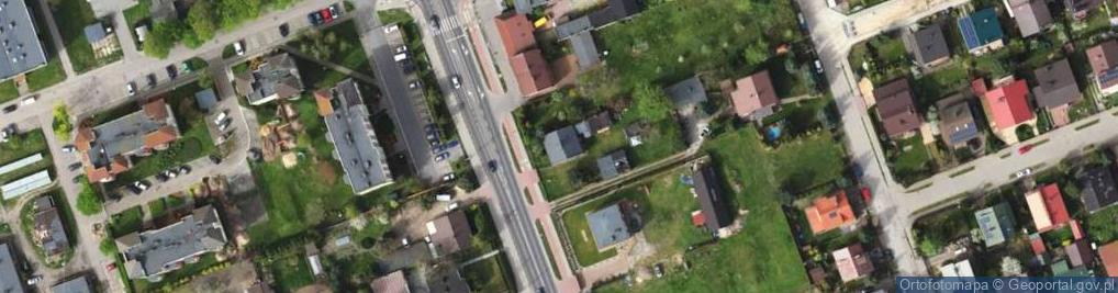 Zdjęcie satelitarne Ozorkowskie Przedmieście ul.