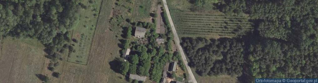 Zdjęcie satelitarne Ożarów Drugi ul.