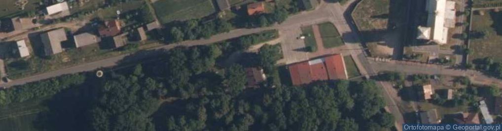 Zdjęcie satelitarne Ożarów ul.
