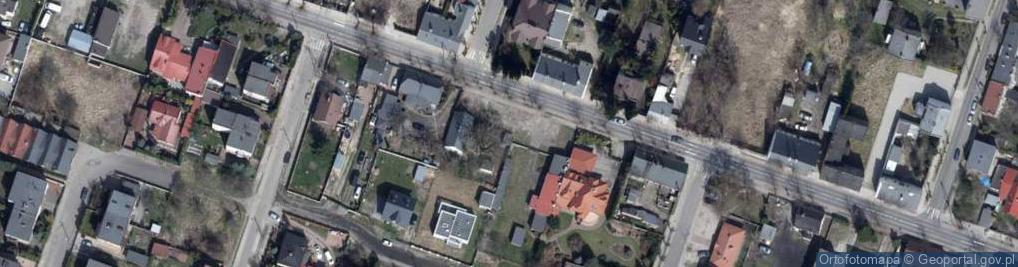 Zdjęcie satelitarne Pabianicka ul.