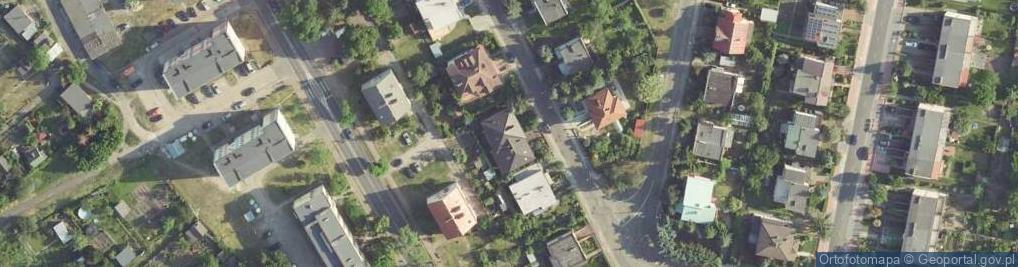 Zdjęcie satelitarne Papierników ul.