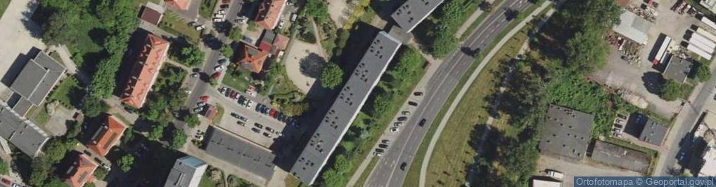 Zdjęcie satelitarne Paderewskiego Ignacego Jana ul.