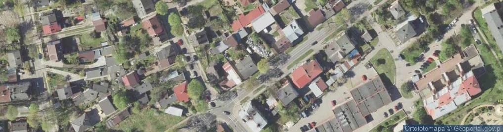 Zdjęcie satelitarne Pawia ul.
