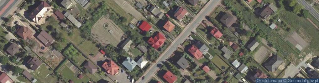 Zdjęcie satelitarne Partyzancka ul.