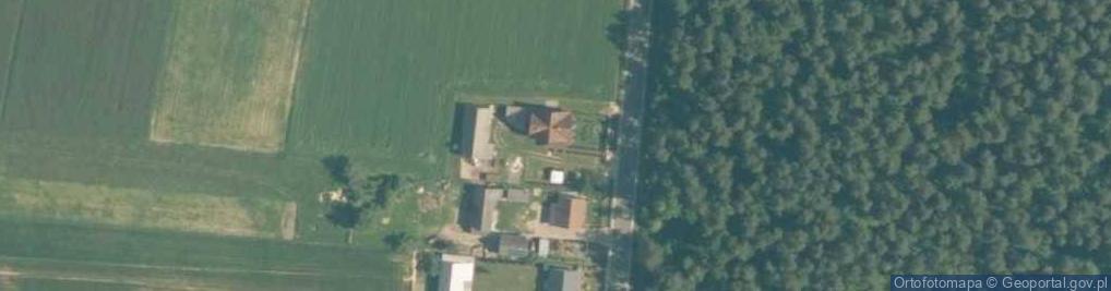 Zdjęcie satelitarne Pawęzów ul.