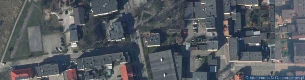 Zdjęcie satelitarne Park Dziejów Pucka park.