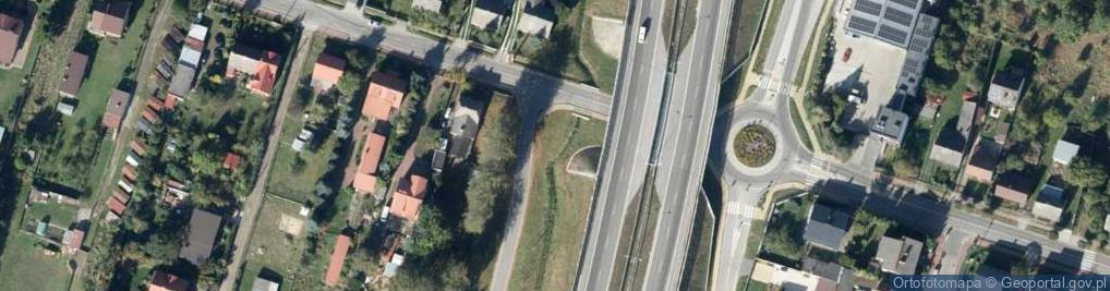 Zdjęcie satelitarne Paryska ul.