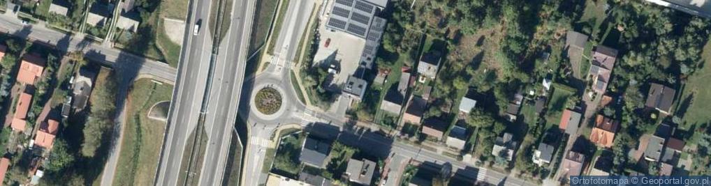 Zdjęcie satelitarne Paryska ul.