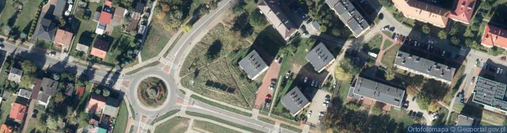 Zdjęcie satelitarne Paryska ul.