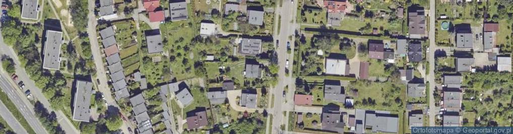 Zdjęcie satelitarne Paprocańska ul.