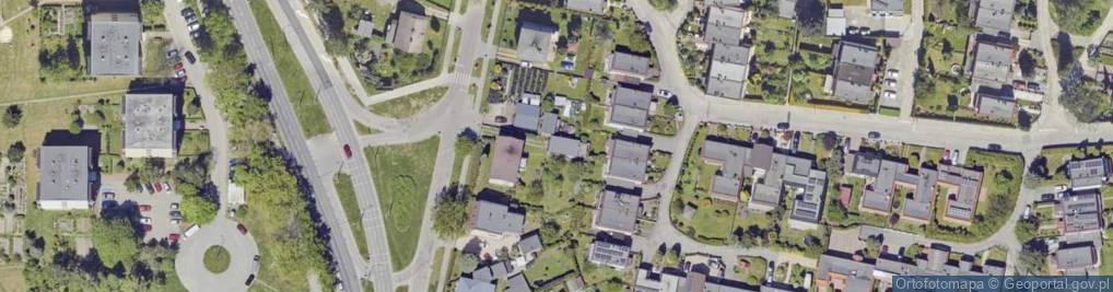 Zdjęcie satelitarne Paprocańska ul.