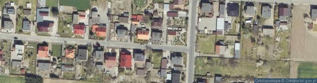 Zdjęcie satelitarne Październikowa ul.