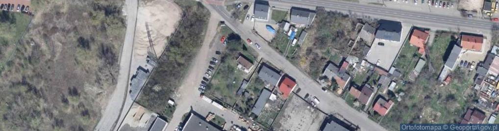 Zdjęcie satelitarne Papieżka ul.