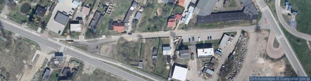 Zdjęcie satelitarne Papieżka ul.