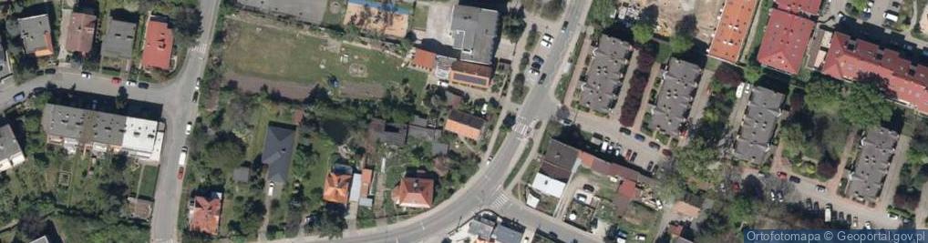 Zdjęcie satelitarne Pawia ul.