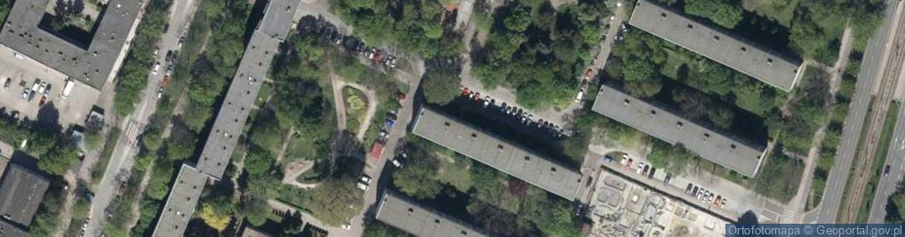 Zdjęcie satelitarne Pabianicka ul.