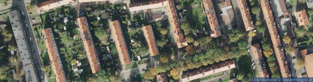 Zdjęcie satelitarne Panieńskie Skały ul.