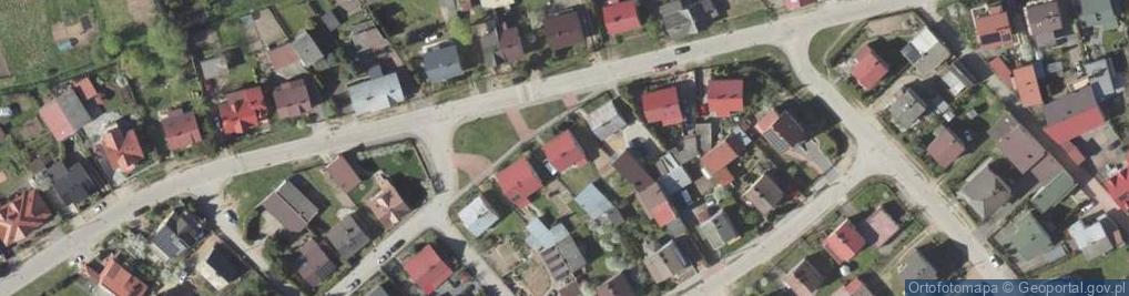 Zdjęcie satelitarne Pęzy Aleksandra, ks. ul.