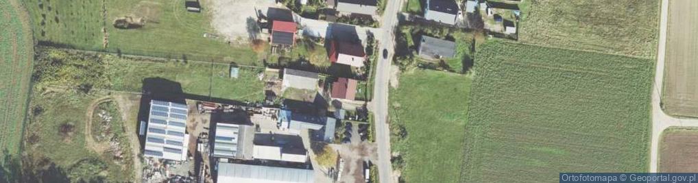 Zdjęcie satelitarne Perzów ul.