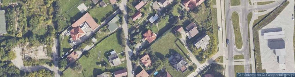 Zdjęcie satelitarne Perzanowskiej Stefanii, dr. ul.