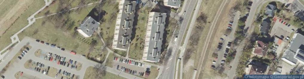 Zdjęcie satelitarne Peowiaków ul.