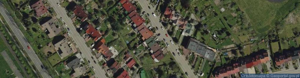 Zdjęcie satelitarne Pierwszej Brygady ul.
