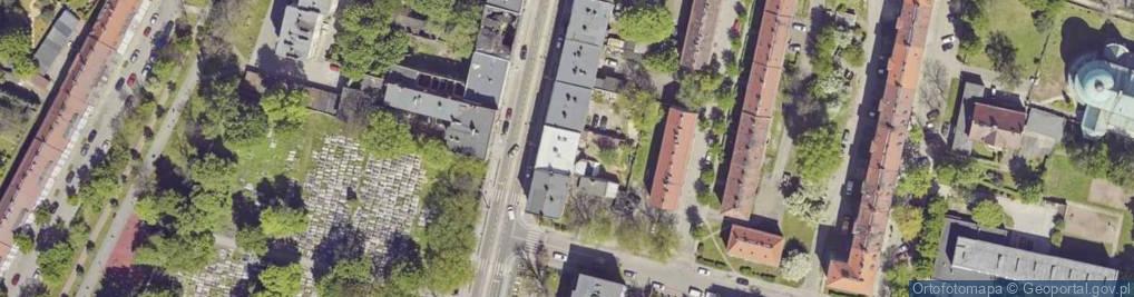 Zdjęcie satelitarne Piekarska ul.