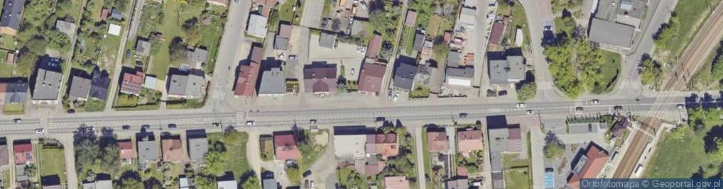 Zdjęcie satelitarne Piastowska ul.