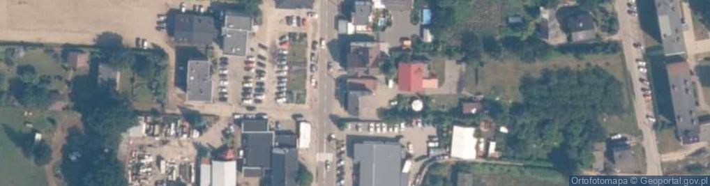 Zdjęcie satelitarne Pierwszych Osadników ul.