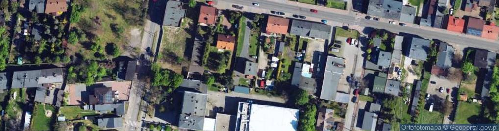 Zdjęcie satelitarne Piastowska ul.