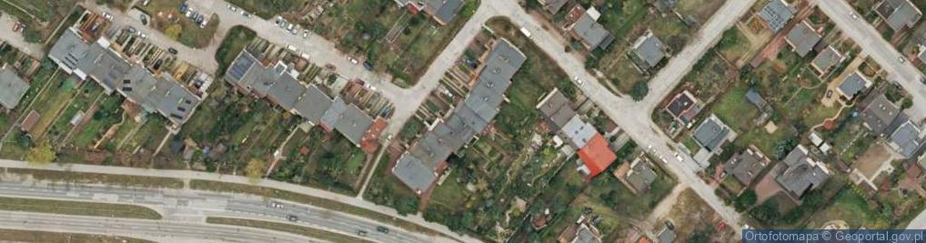 Zdjęcie satelitarne Pienińska ul.