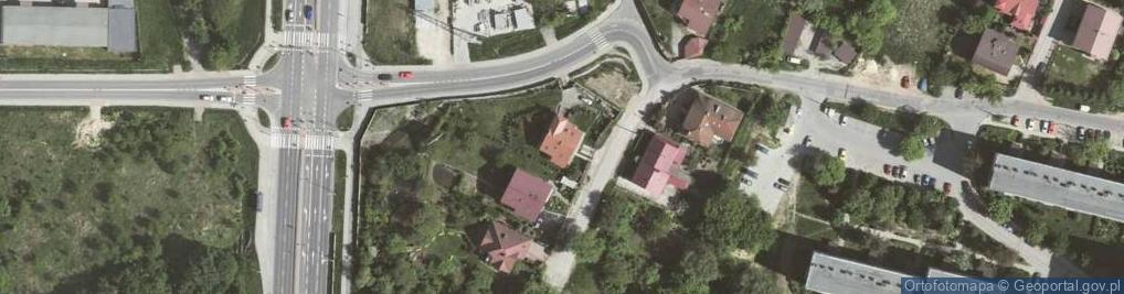 Zdjęcie satelitarne Pierzchówka ul.