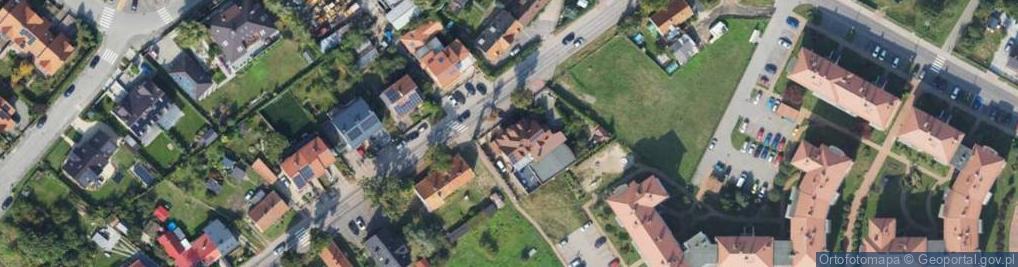 Zdjęcie satelitarne Piastowska ul.