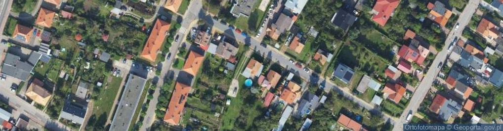 Zdjęcie satelitarne Piękna ul.