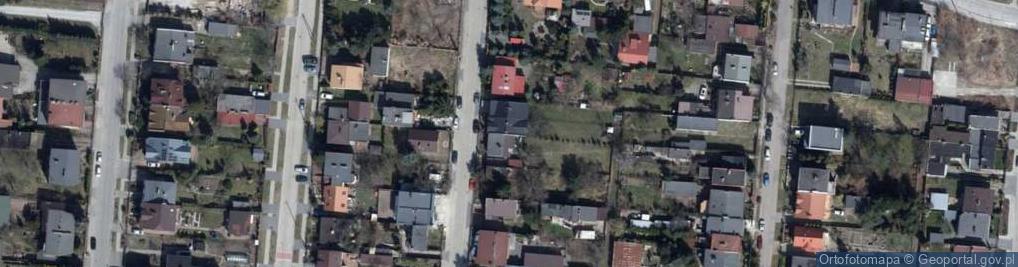 Zdjęcie satelitarne Pierwiosnków ul.