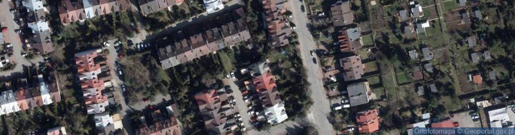 Zdjęcie satelitarne Piłkarska ul.