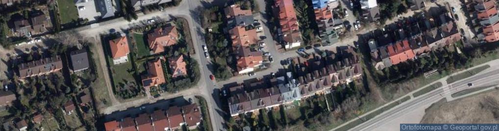 Zdjęcie satelitarne Piłkarska ul.